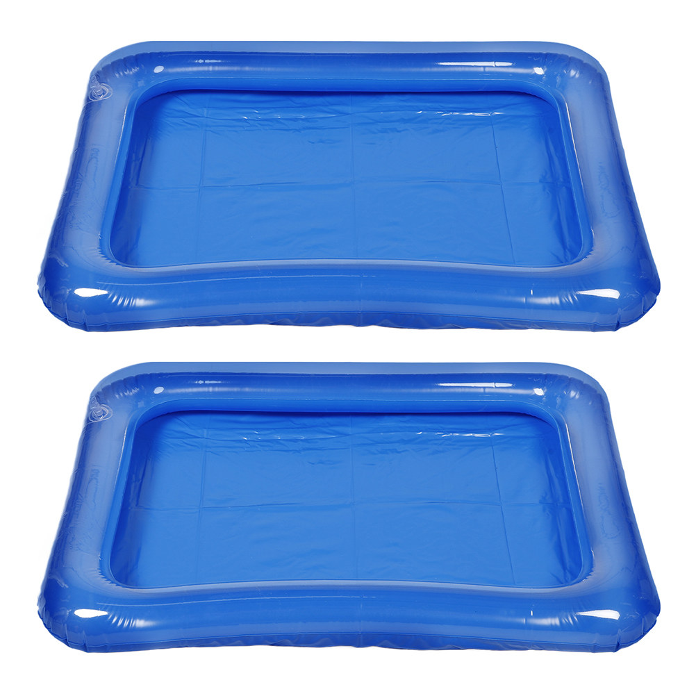 Kids Outdoor Doll House - 2Pcs Dollhouse Inflatable Pool Summer Portable