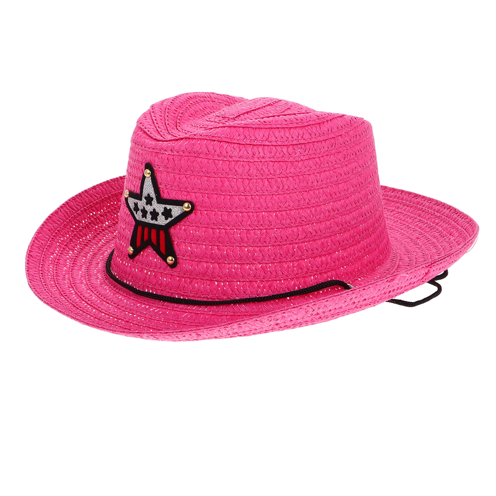 Kids Outdoor Hat - Kids Cowboy Straw Hat Western Five