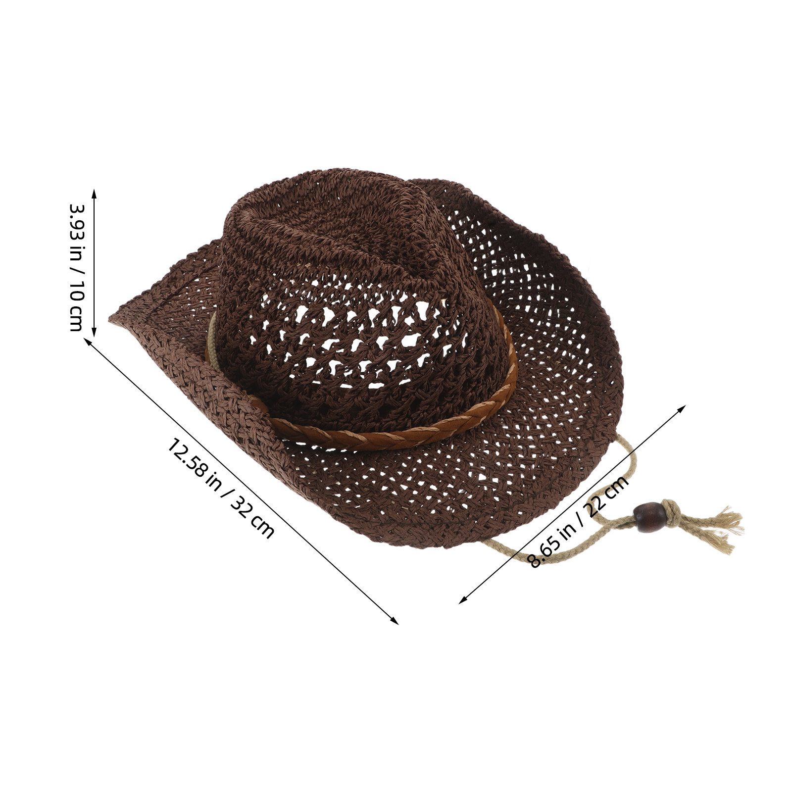 Kids Straw Cowboy Hat Western  - Kids Outdoor Hat 评论和价格