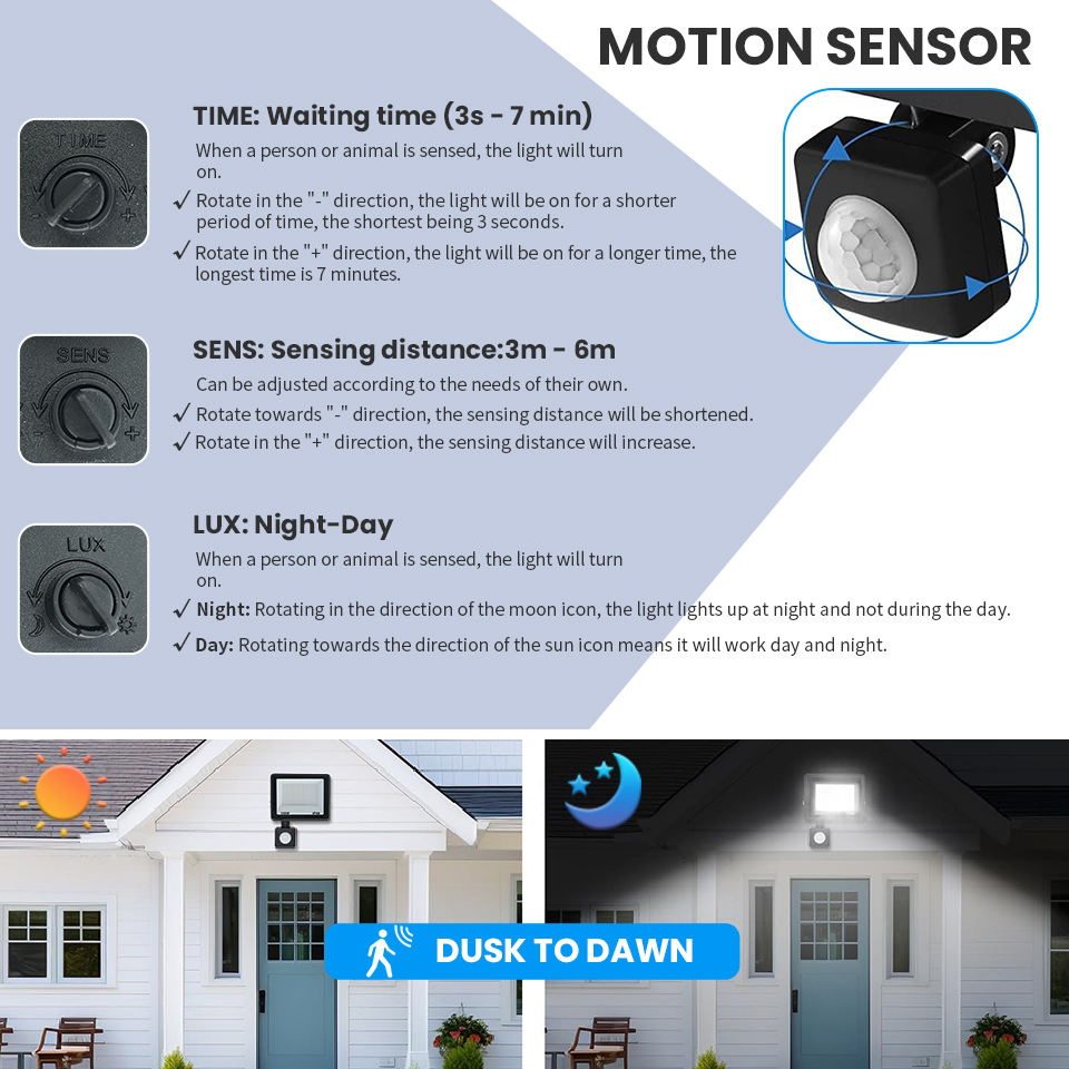 LED Floodlight Motion Sensor A - Balance Beam Outdoor 评论和价格