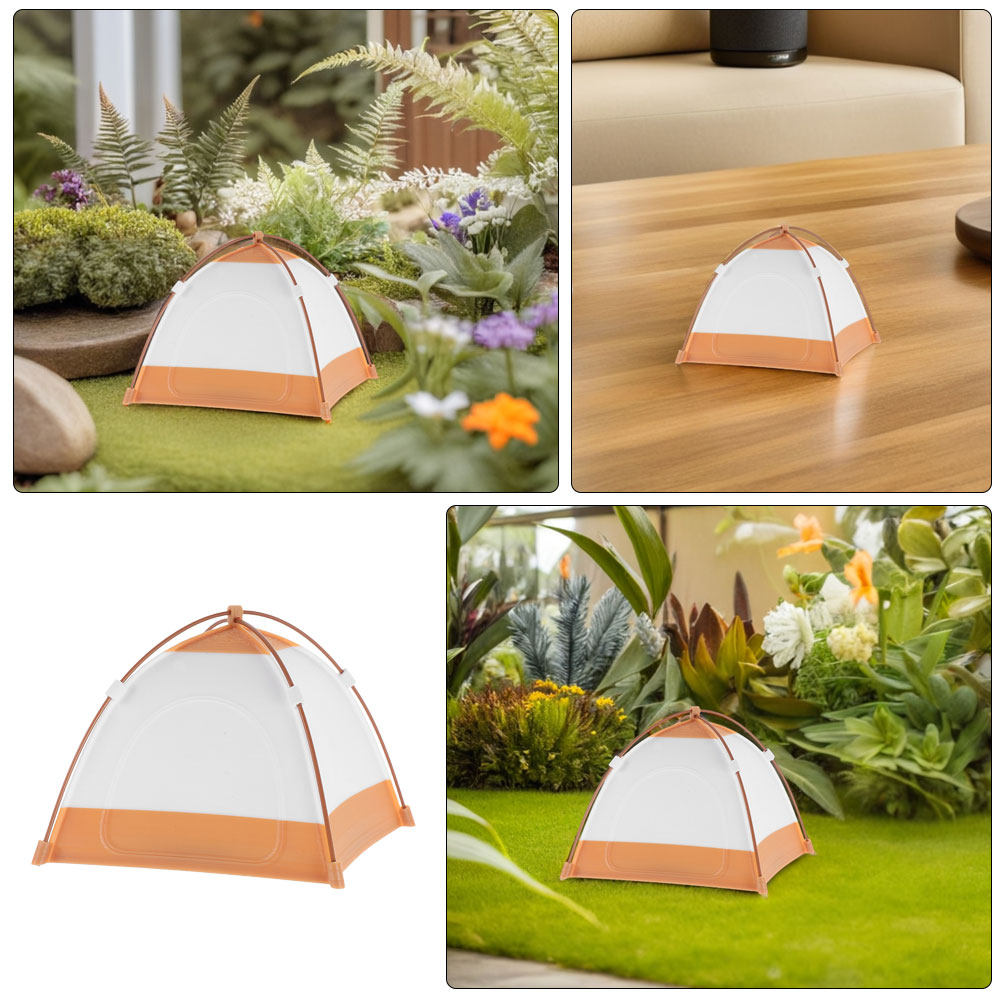 Miniature Tent For Dollhouse C - Kids Outdoor Doll House 评论和价格