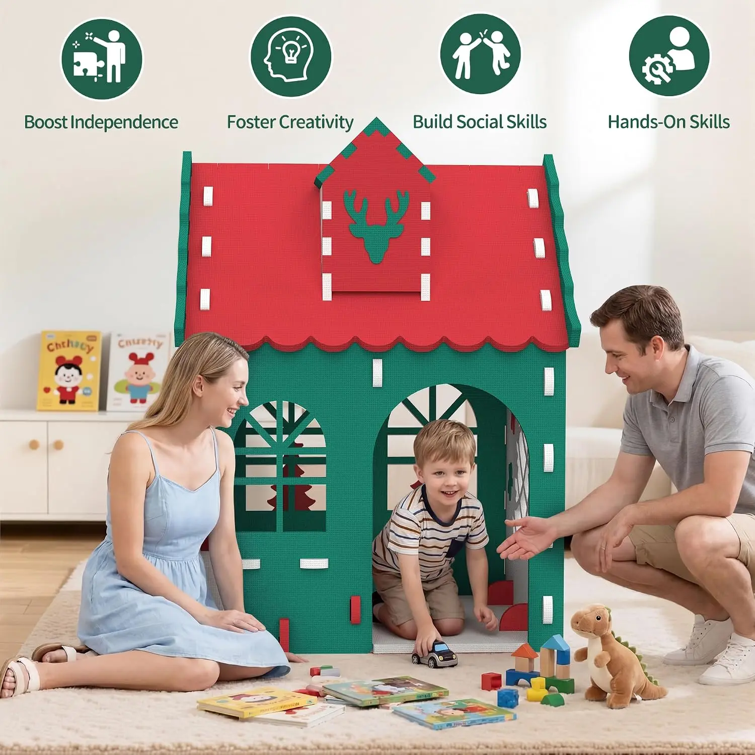 Kids Playhouse Kitchen Theme,  - Kids Outdoor House With Kitchen 评论和价格