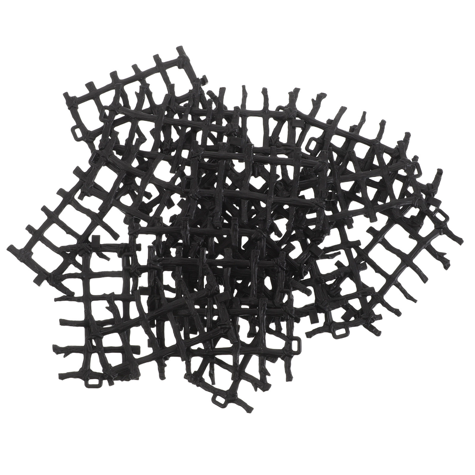 100Pcs Black Miniature Fence P - Kids Outdoor Doll House 评论和价格
