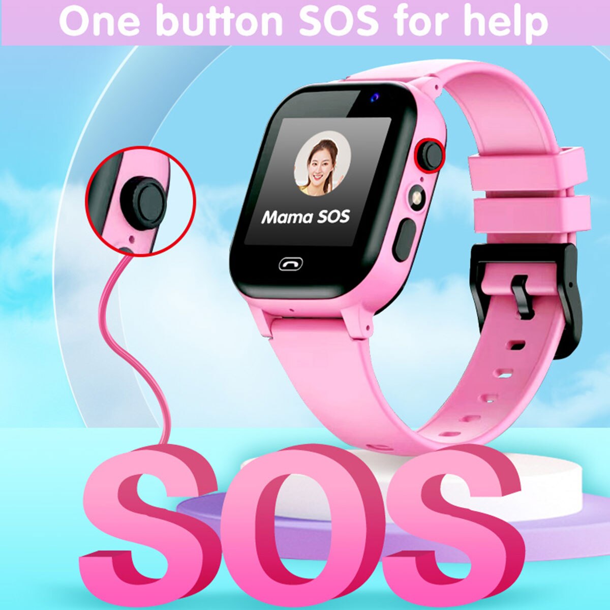 Kids Smart Watch SOS Call Outd - Kids Outdoor Music 评论和价格
