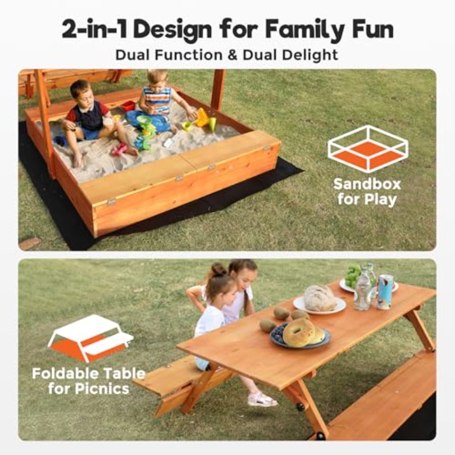 Backyard outdoor kids wooden s - Kids Outdoor Bench Table 评论和价格