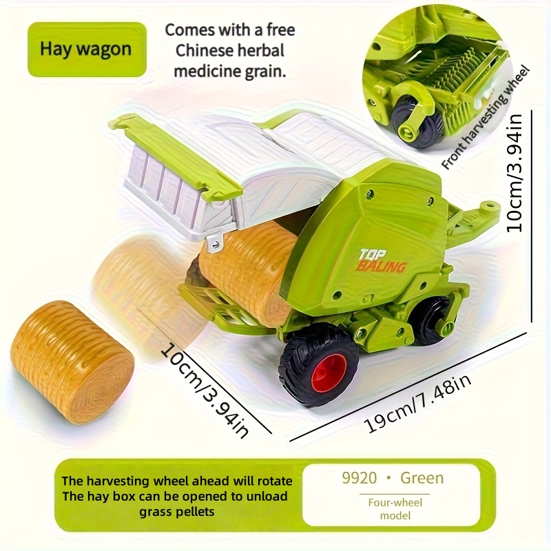 1:24 Inertial Farm Tractor wit - Kids Outdoor Fun 评论和价格