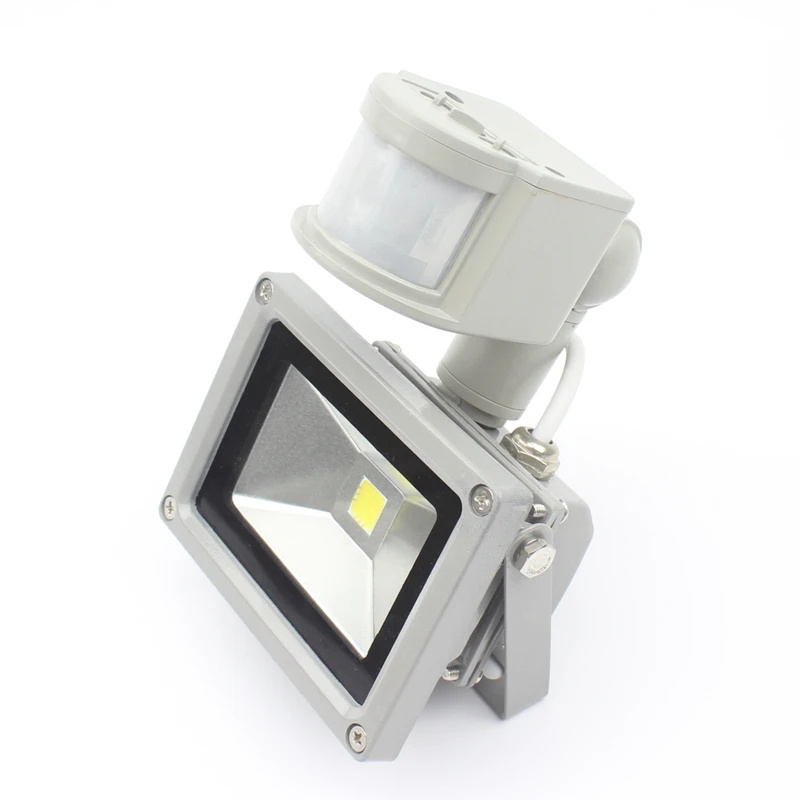 10W PIR LED Floodlight 12V Cur - Balance Beam Outdoor 评论和价格