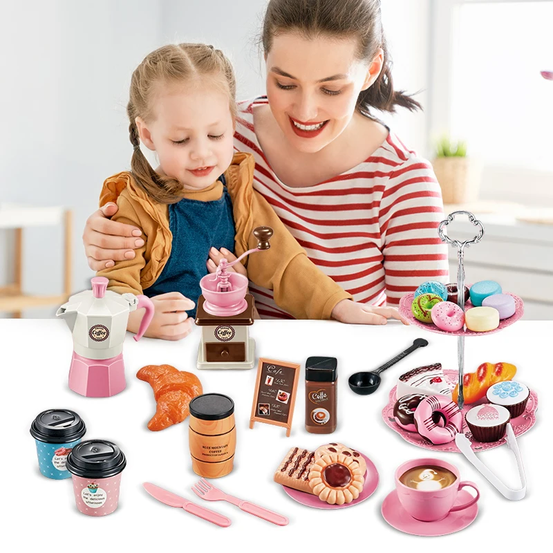 Pretend Play Simulation Coffee - Kids Outdoor House With Kitchen 评论和价格