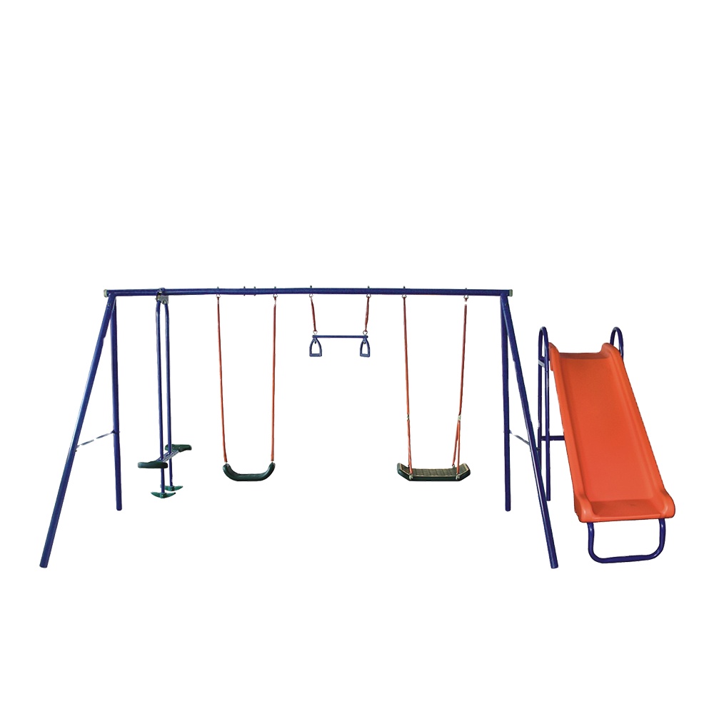wr-Wholesale Cheap Six Station - Kids Outdoor Swing And Slide 评论和价格
