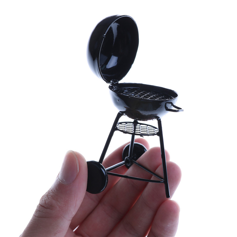 1:12 Dollhouse Miniature Black - Kids Outdoor House With Kitchen 评论和价格