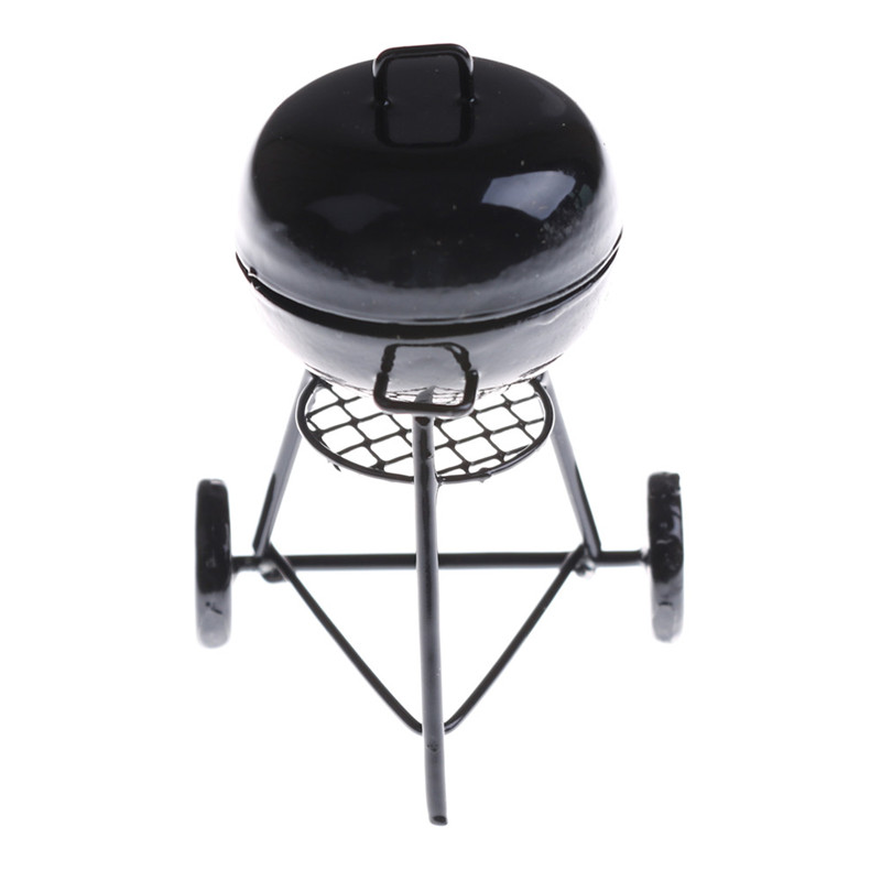 1:12 Dollhouse Miniature Black - Kids Outdoor House With Kitchen 评论和价格