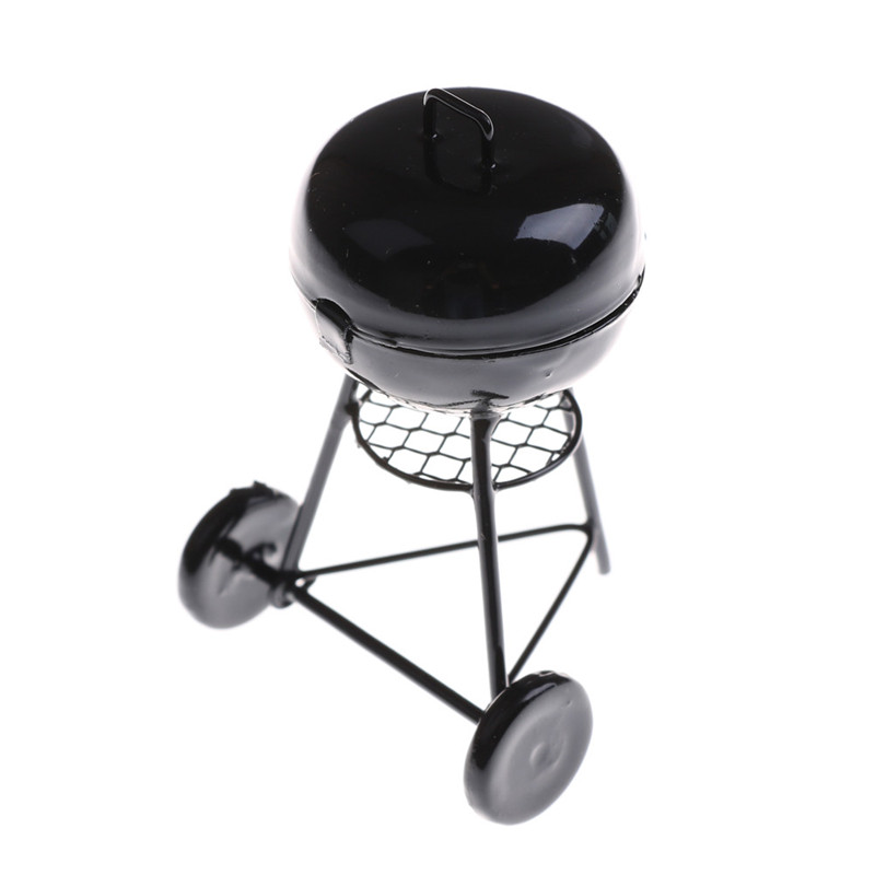 1:12 Dollhouse Miniature Black - Kids Outdoor House With Kitchen 评论和价格