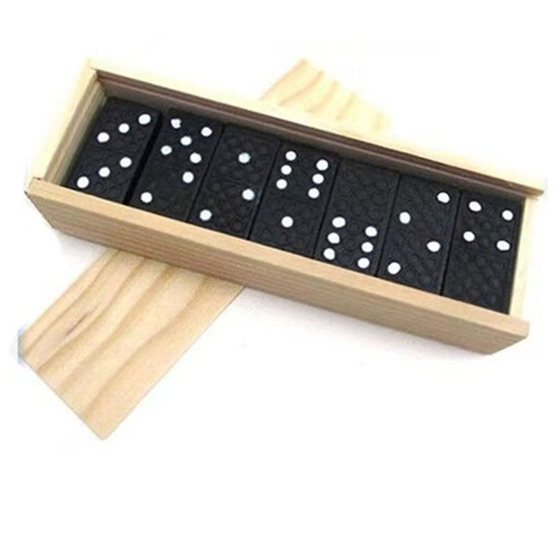 28pcs/Set Wooden Domino Board  - Kids Outdoor Bench Table 评论和价格