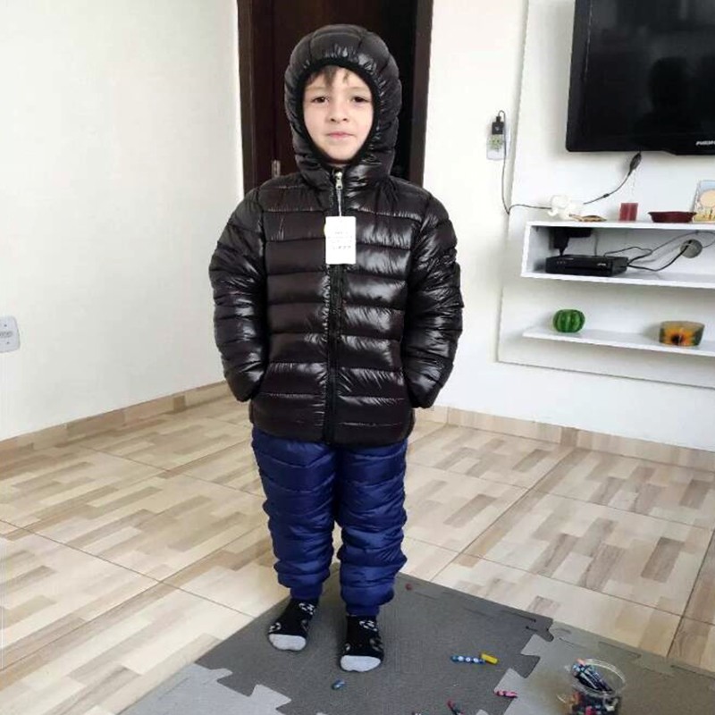 Hooded Lightweight Down Jacket - Kids Outdoor Jacket 评论和价格