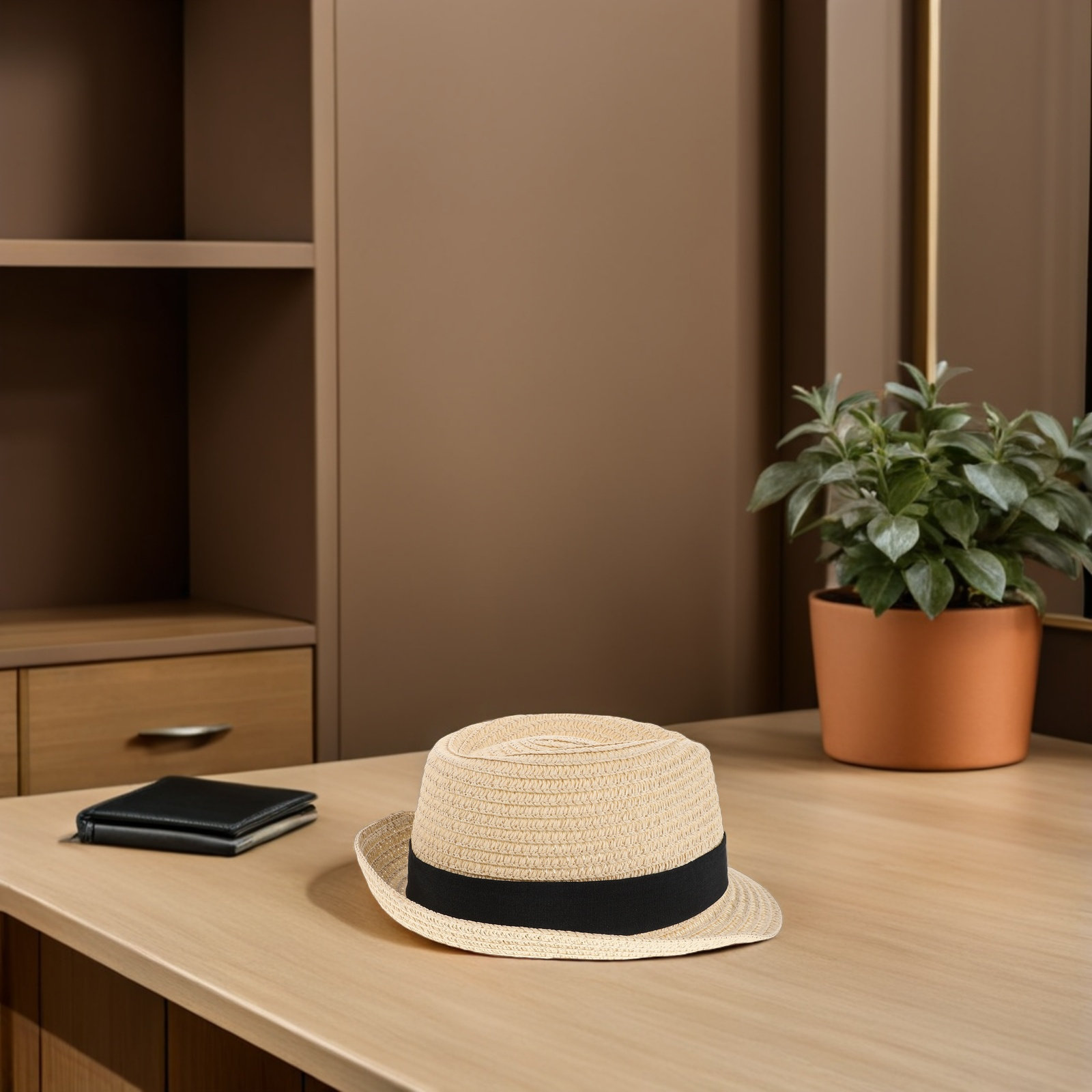 Toddler Boys Summer Straw Sun  - Kids Outdoor Hat 评论和价格
