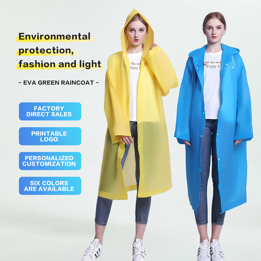 1pcs EVA Adult Raincoat Kid Ad - Kids Outdoor Jacket 评论和价格