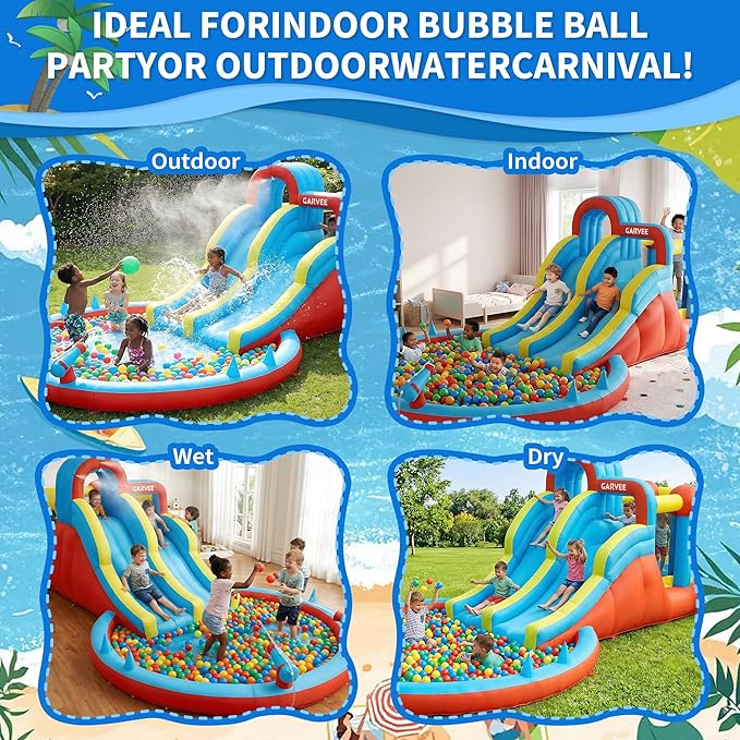 All-Season 8-in-1 Inflatable W - Kids Outdoor Water 评论和价格