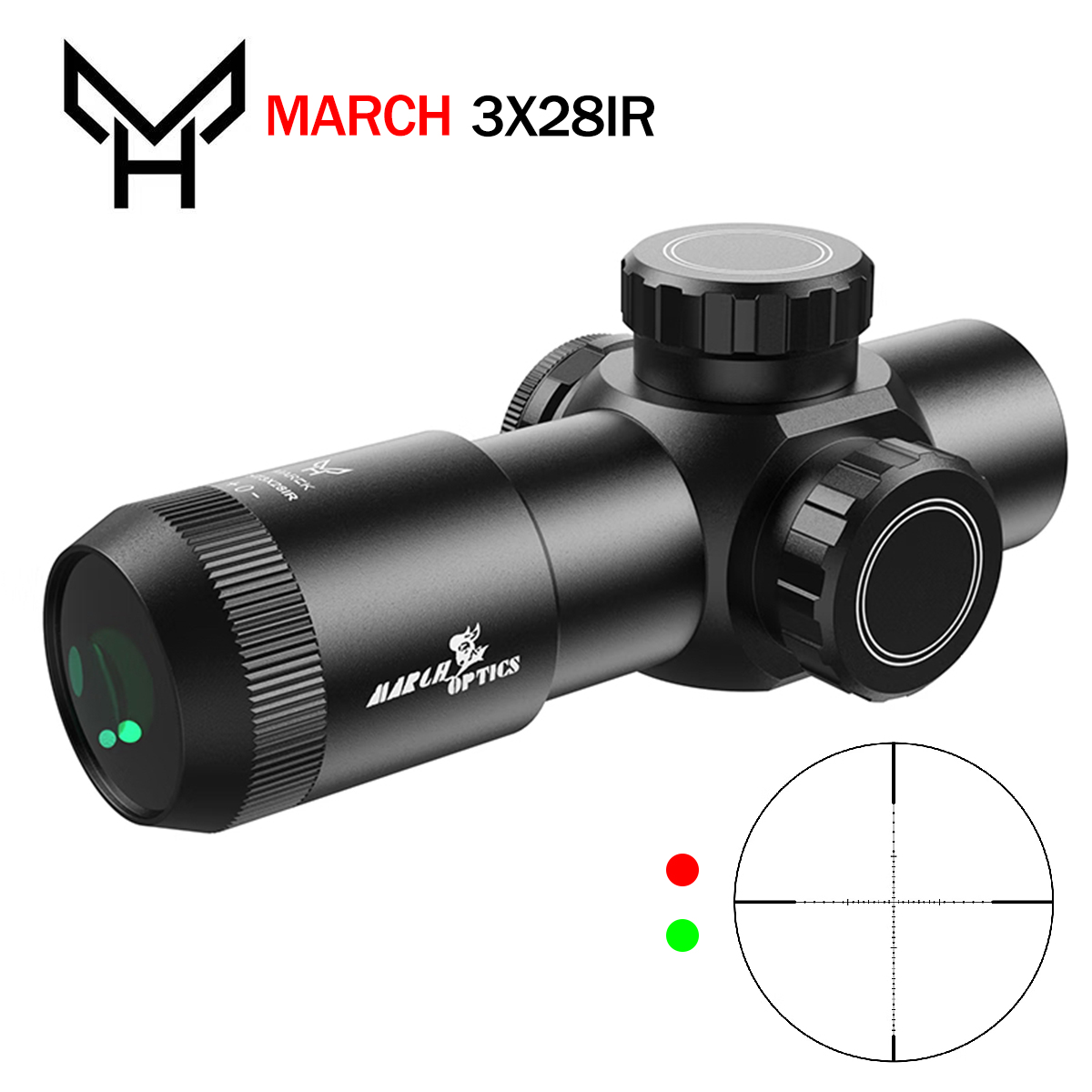 Tactical HT 3X28IR Optics Scop - Balance Beam Outdoor 评论和价格