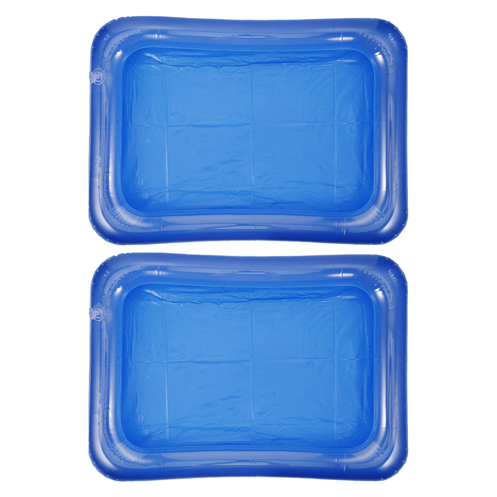 2Pcs Dollhouse Inflatable Pool - Kids Outdoor Doll House 评论和价格