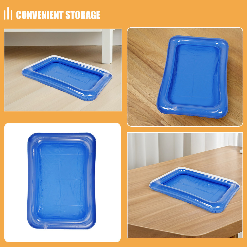 2Pcs Dollhouse Inflatable Pool - Kids Outdoor Doll House 评论和价格