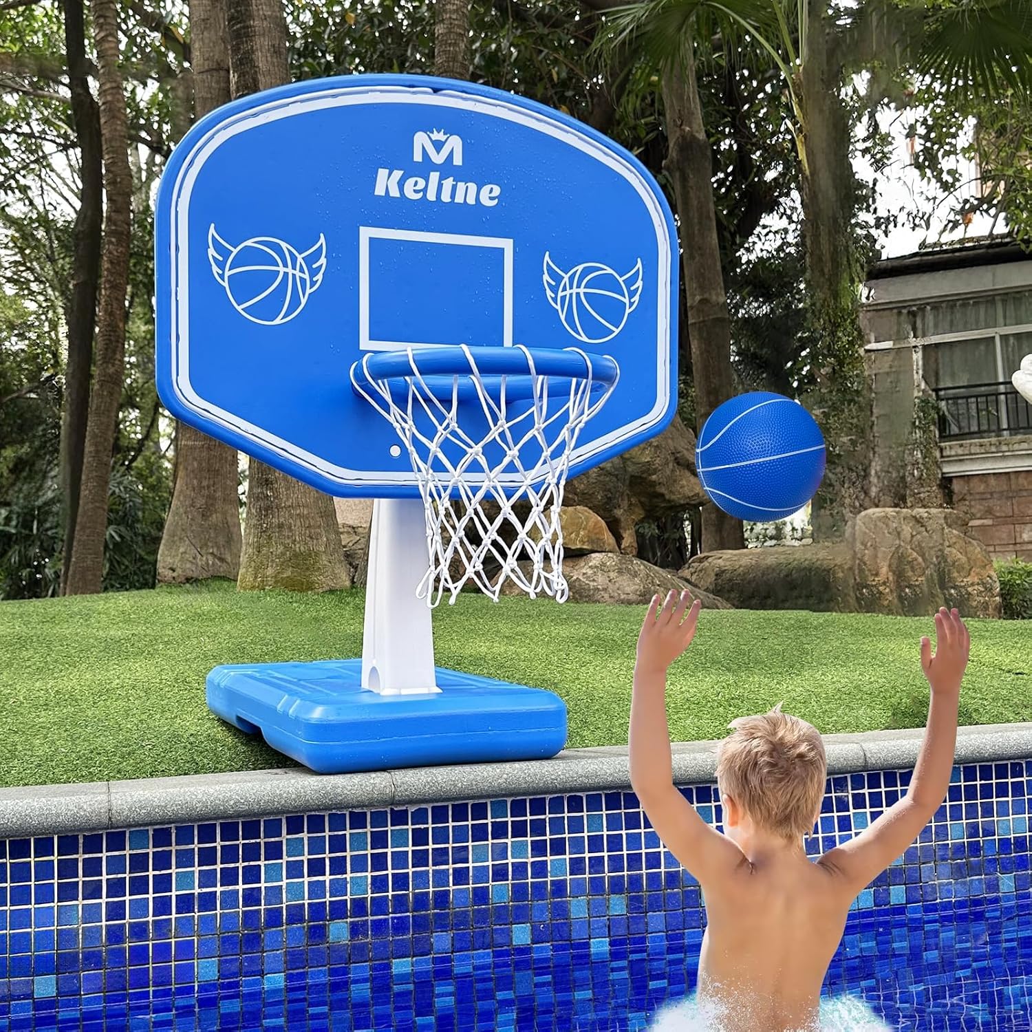 Large Swimming Pool Basketball - Kids Outdoor Water 评论和价格