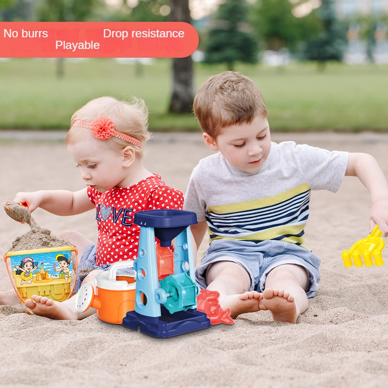 Beach Sand Play Tool Set Sand  - Kids Outdoor Nature Toys 评论和价格
