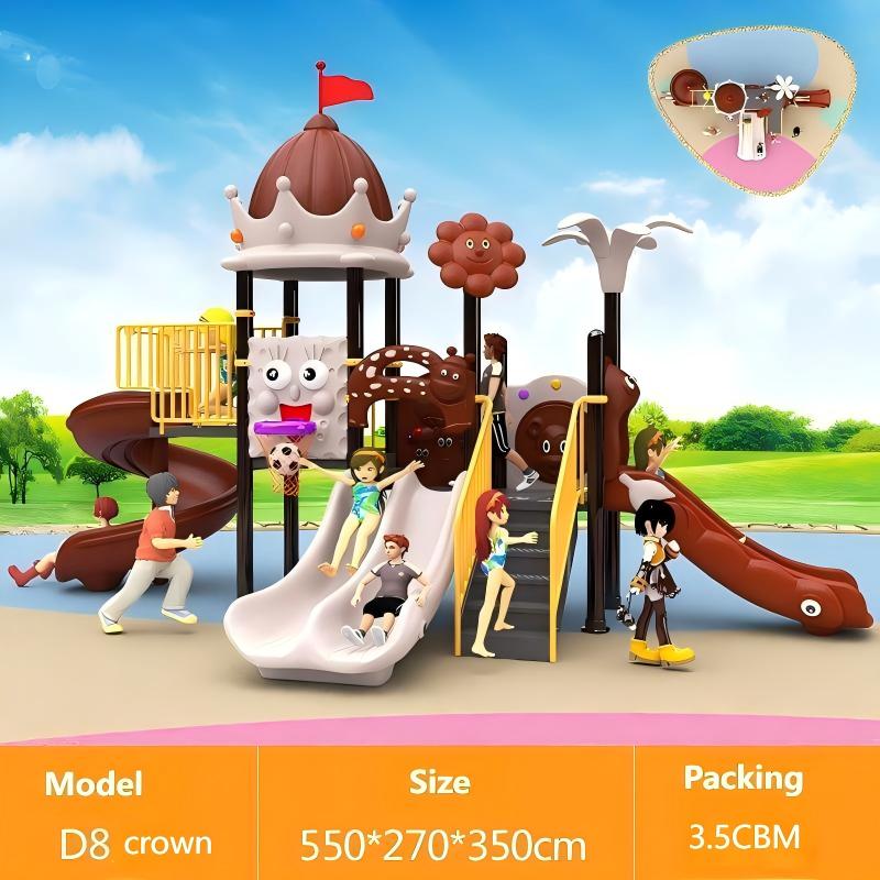 1-3 Years Steel & Plastic Swin - Kids Outdoor Swing And Slide 评论和价格