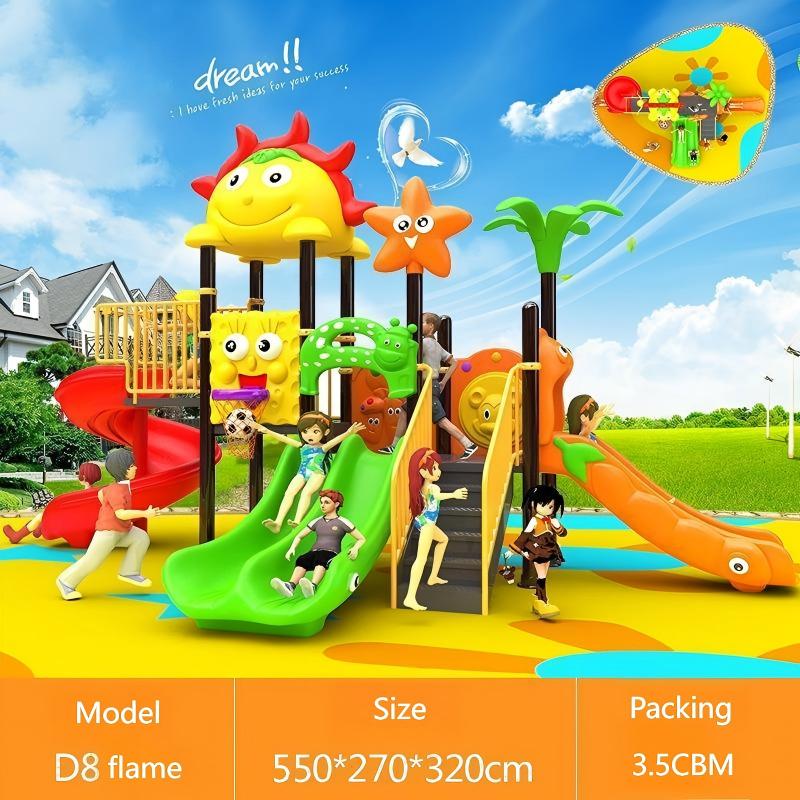 1-3 Years Steel & Plastic Swin - Kids Outdoor Swing And Slide 评论和价格