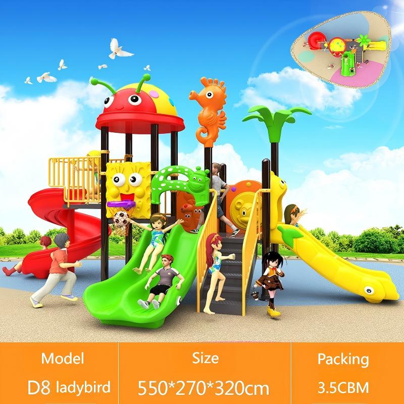 1-3 Years Steel & Plastic Swin - Kids Outdoor Swing And Slide 评论和价格