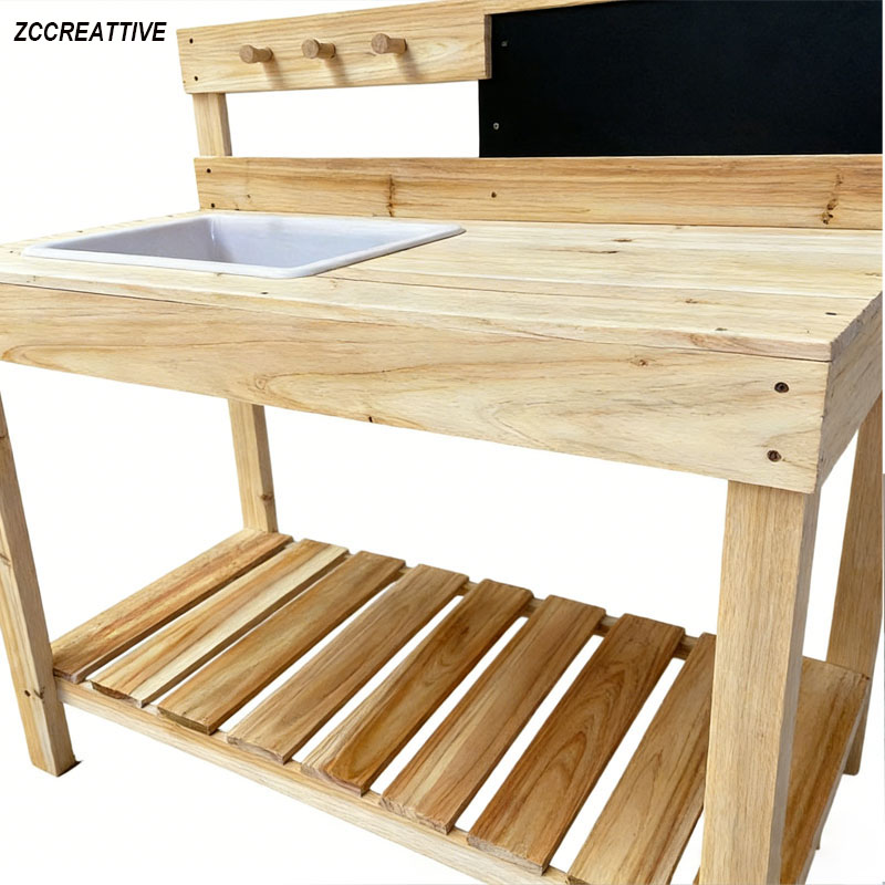 ZCCREATTIVE Children Wooden Po - Kids Outdoor Bench Table 评论和价格