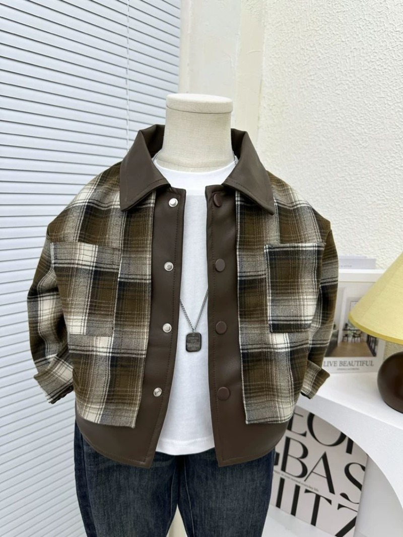Children's Plaid Jacket Boys S - Kids Outdoor Jacket 评论和价格