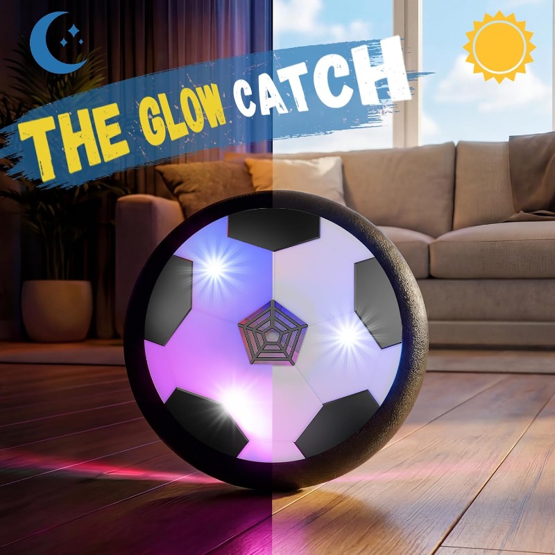 LED Hover Soccer Ball Air Powe - Kids Outdoor Music 评论和价格