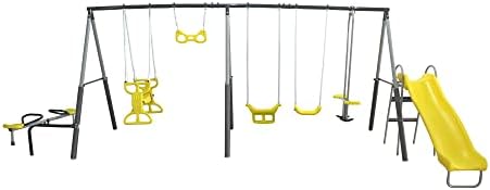 Sun Playground Metal A Fe Kids - Kids Outdoor Swing And Slide 评论和价格