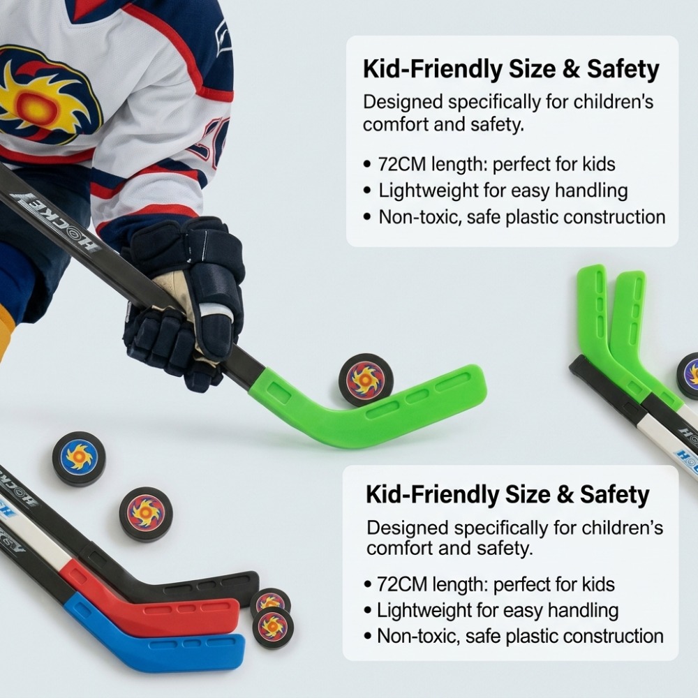 Plastic Toy Hockey Stick 72CM  - Kids Outdoor Hockey Sticks 评论和价格
