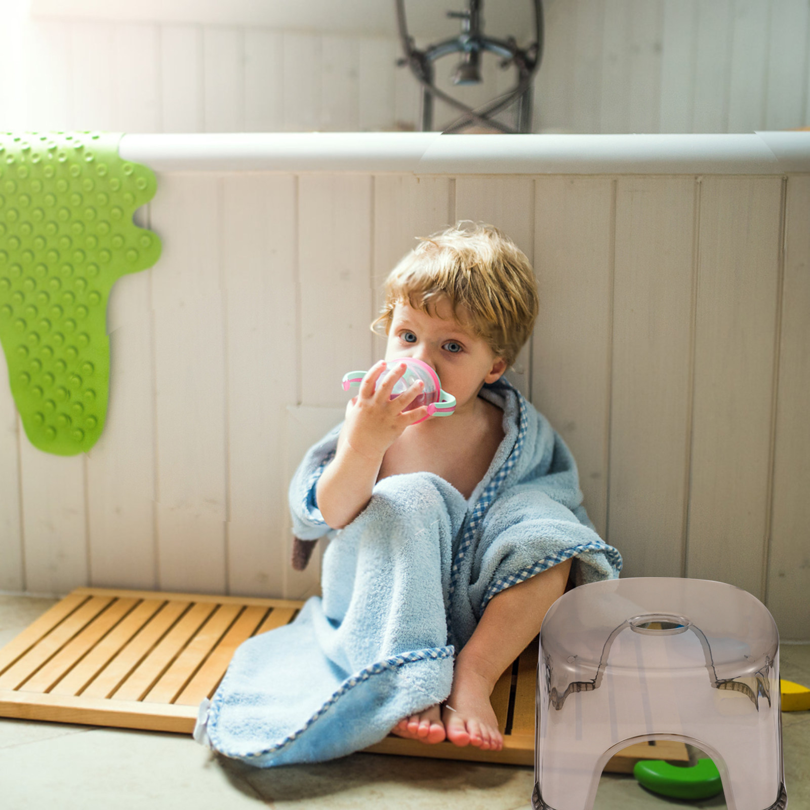 2Pcs Plastic Step Stool for Ki - Kids Outdoor Sink 评论和价格