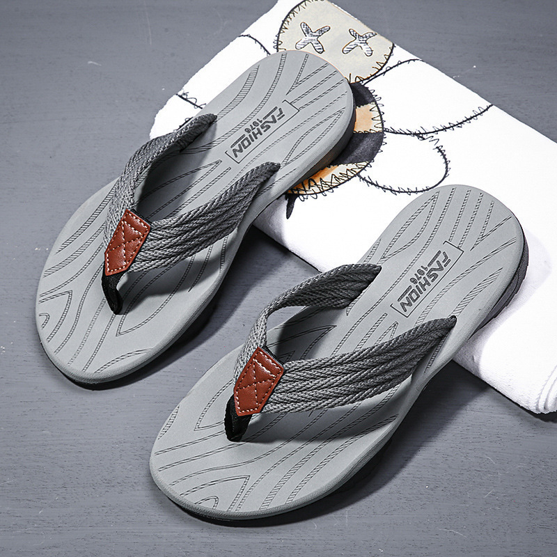 Men's Woven Striped Flip-flops - Kids Outdoor Water 评论和价格