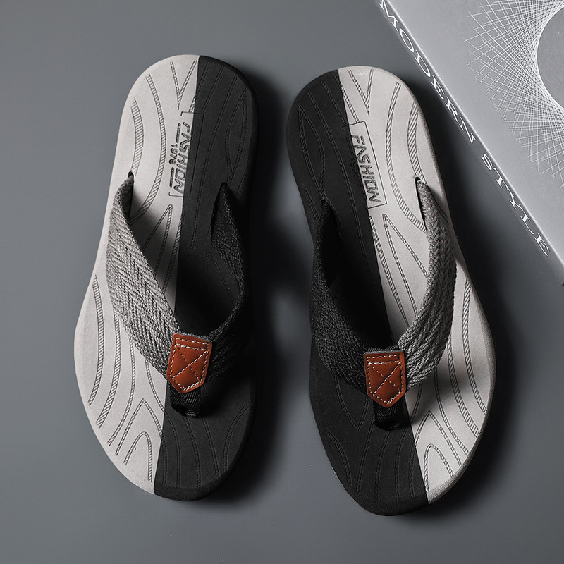 Men's Woven Striped Flip-flops - Kids Outdoor Water 评论和价格