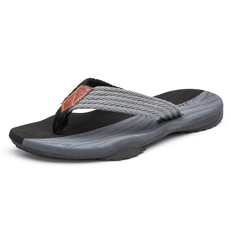 Men's Woven Striped Flip-flops - Kids Outdoor Water 评论和价格