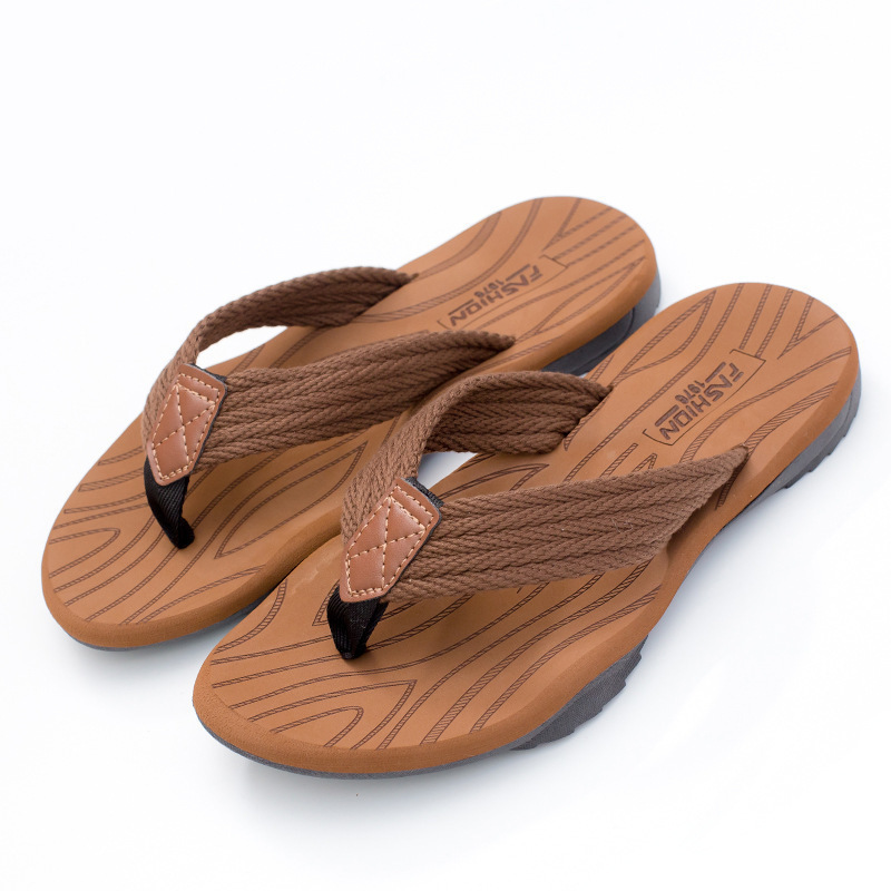 Men's Woven Striped Flip-flops - Kids Outdoor Water 评论和价格