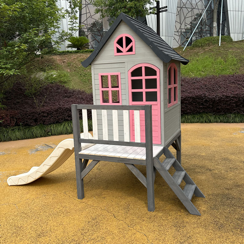 Kids log house, tree , outdoor - Kids Outdoor Doll House 评论和价格