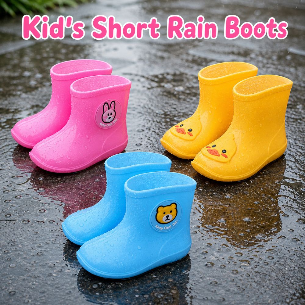 Non-slip Children's Short Rain - Kids Outdoor Boots 评论和价格