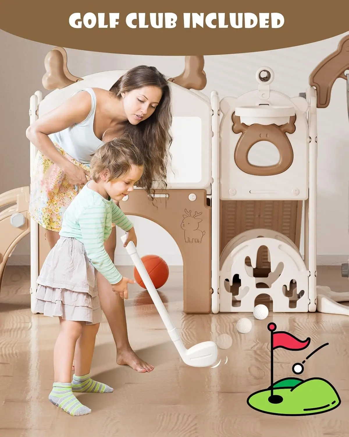 13-in-1 Toddler Slide and Swin - Kids Outdoor Swing And Slide 评论和价格