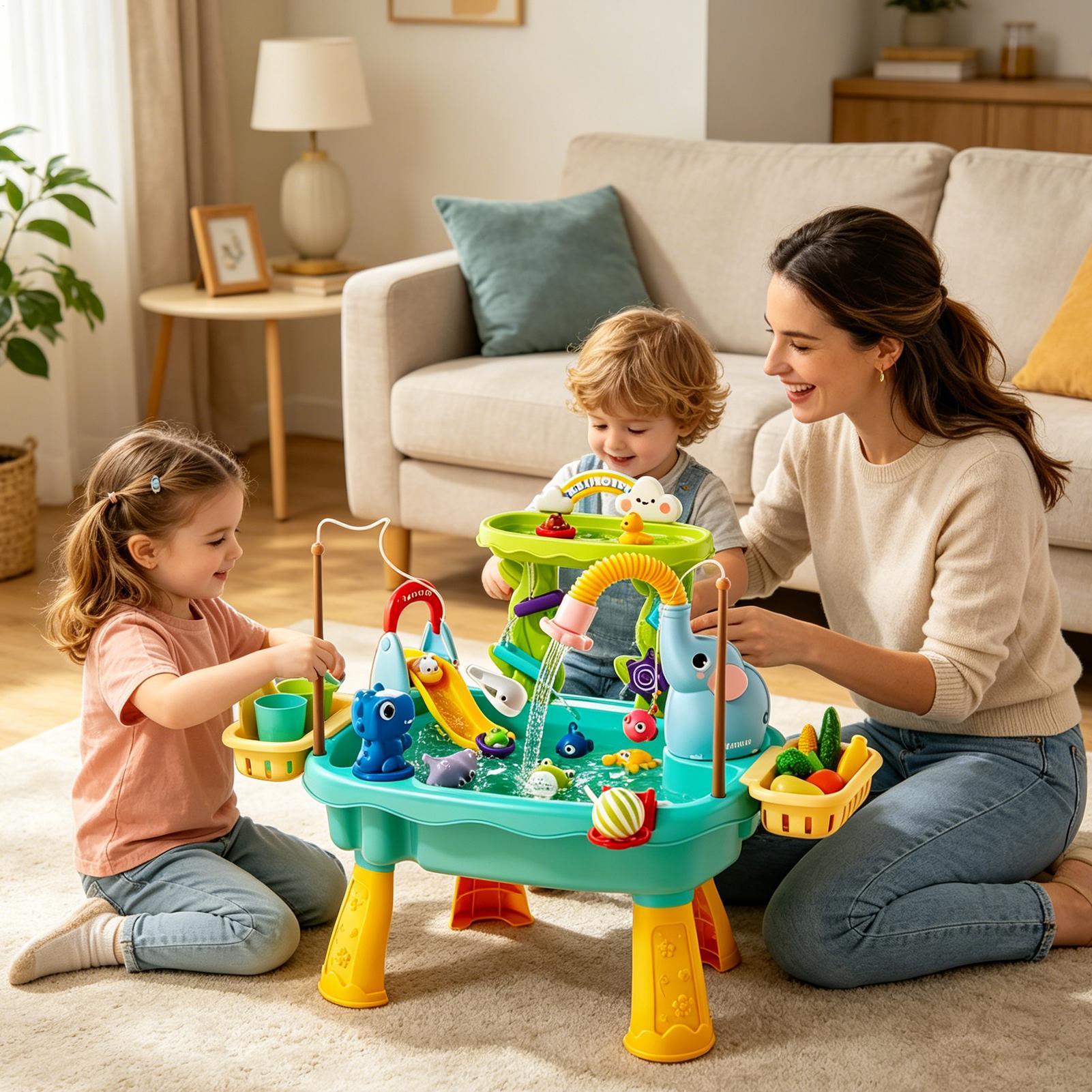Kids Toddler Water Table Kitch - Kids Outdoor Sensory Table 评论和价格