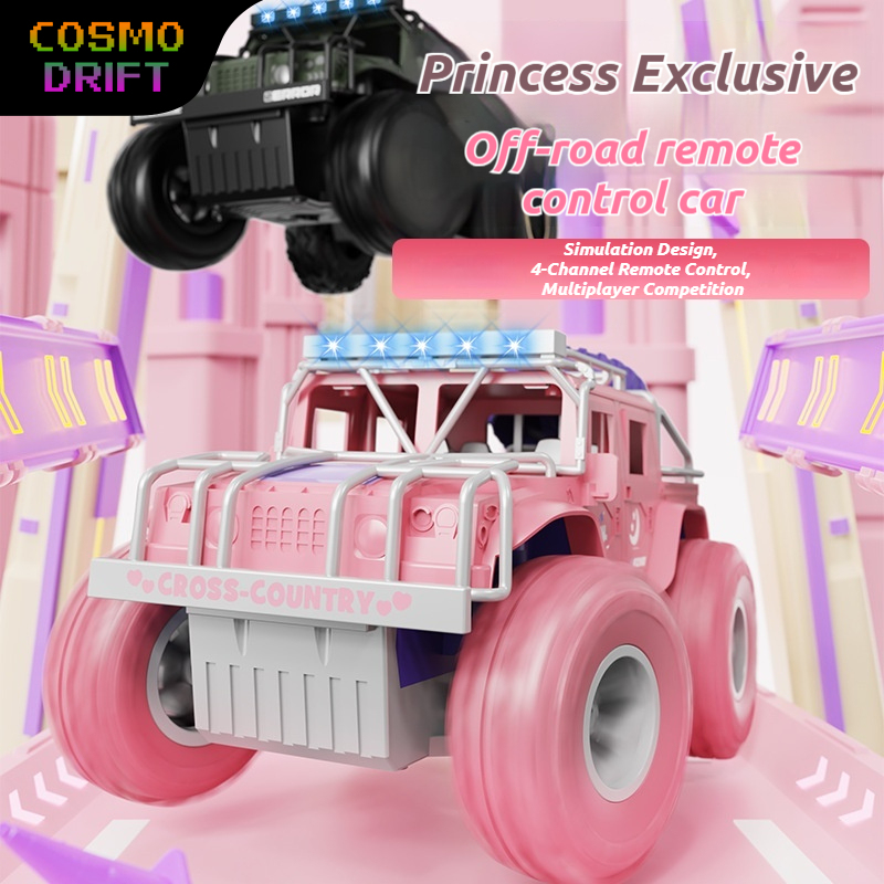 Super Large Pink RC Off-Road C - Kids Outdoor Dirt Toys 评论和价格