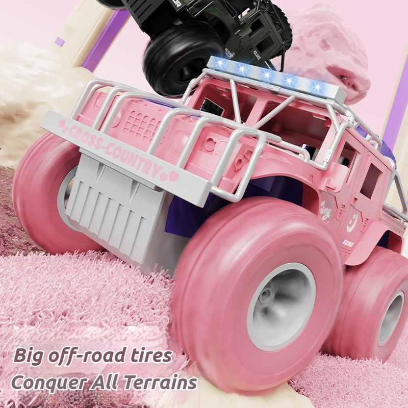 Super Large Pink RC Off-Road C - Kids Outdoor Dirt Toys 评论和价格