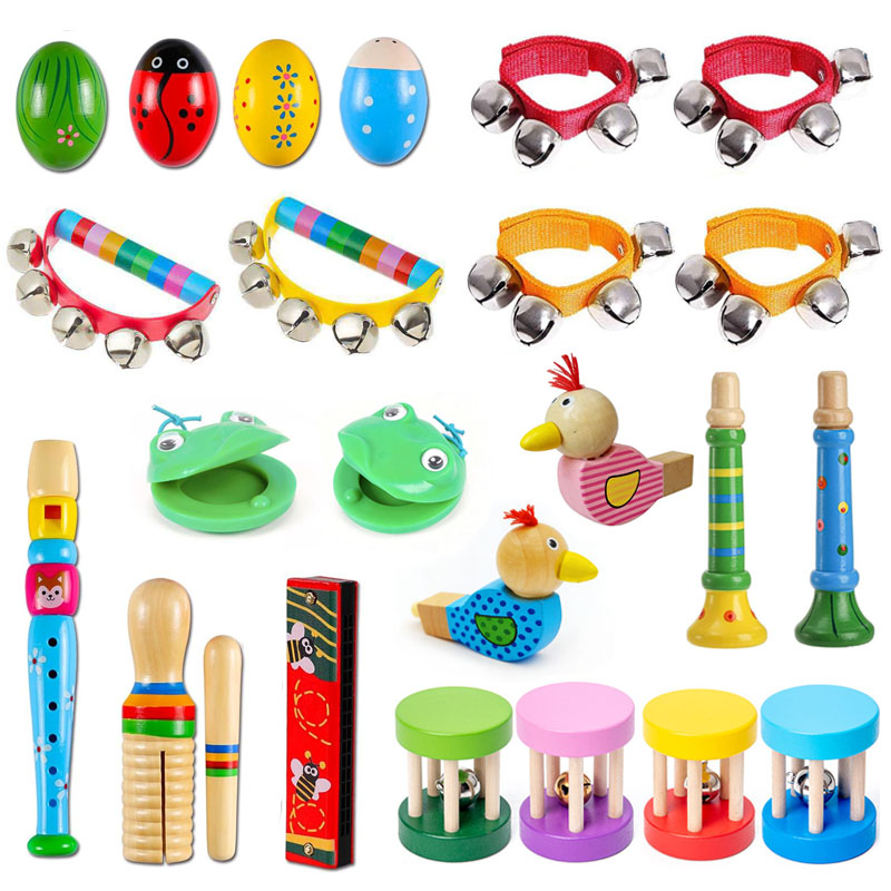 Wooden Music Instruments for K - Kids Outdoor Music 评论和价格