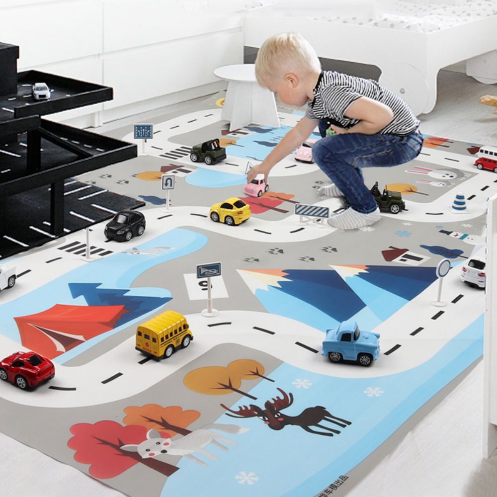 130*100CM Baby Play Mat City T - Kids Outdoor Music 评论和价格