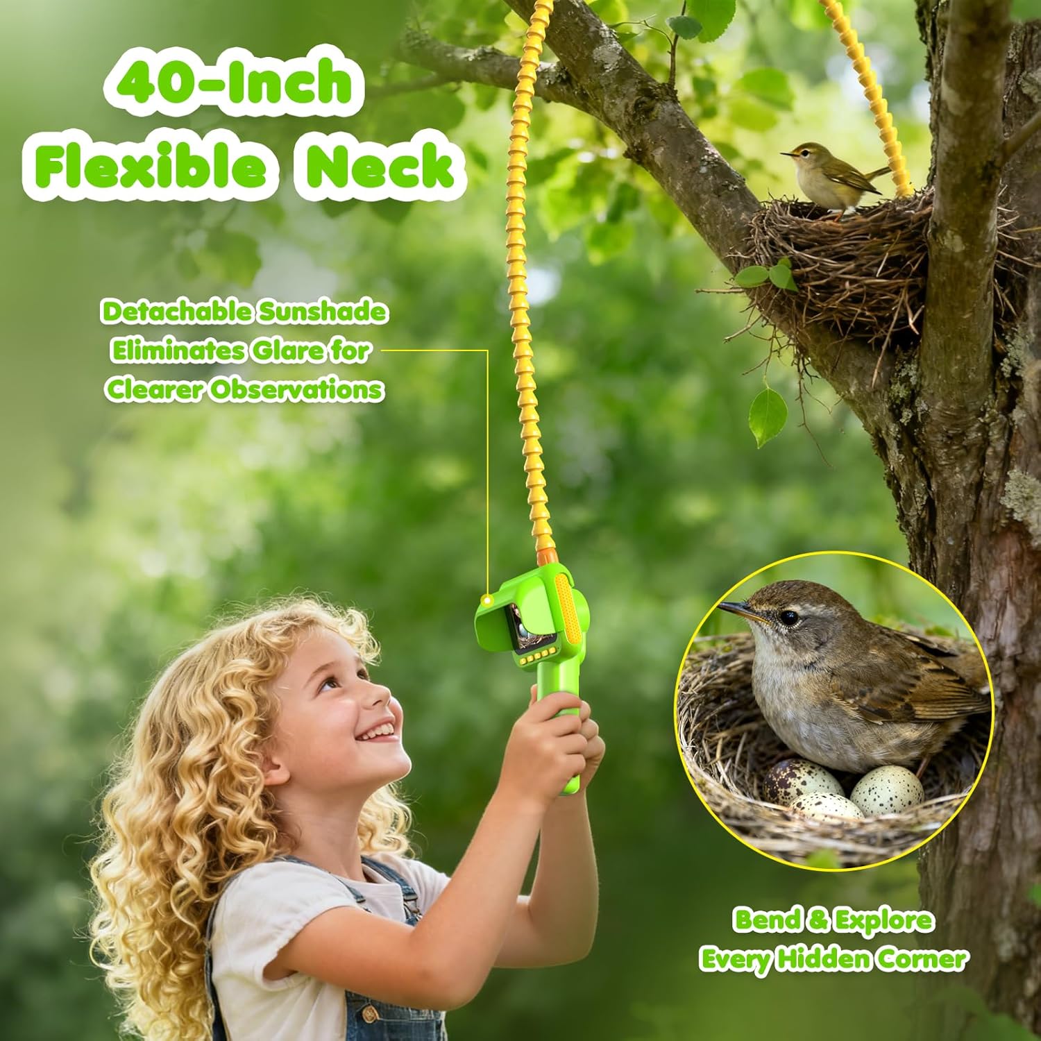 Endoscope for Kids, Borescope  - Kids Outdoor Nature Toys 评论和价格