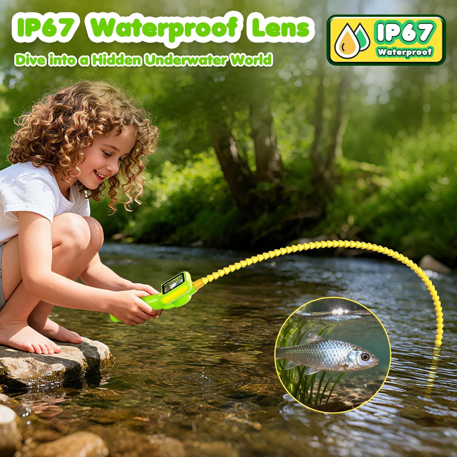 Endoscope for Kids, Borescope  - Kids Outdoor Nature Toys 评论和价格