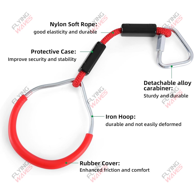 Kids Hanging GYM Ring Swing Cl - Kids Outdoor Swing And Slide 评论和价格